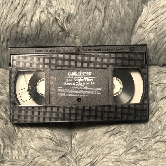 The Night They Saved Christmas VHS Home Video Jaclyn Smith Art Carney Holiday - Picture 4 of 5